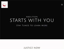 Tablet Screenshot of justicenow.org